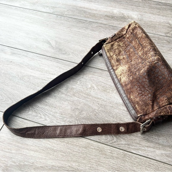 The Trend Italian Leather Animal Skin Mini Duffel Bag - Picture 8 of 16